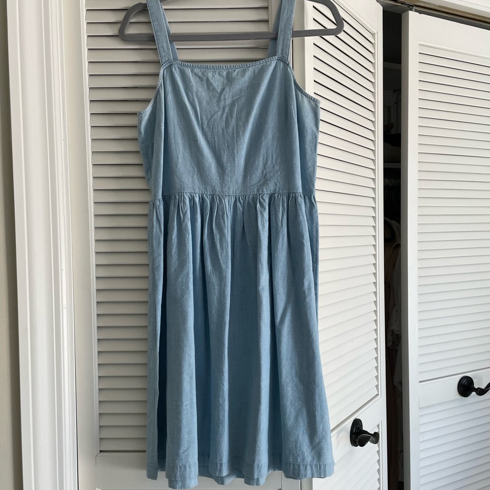J crew denim mini dress
